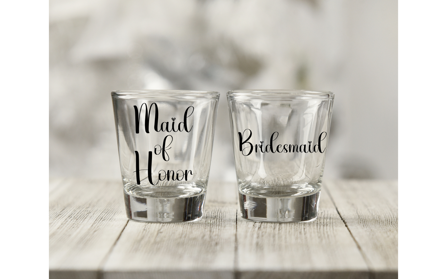 1.5 oz Custom Wedding Shot Glasses