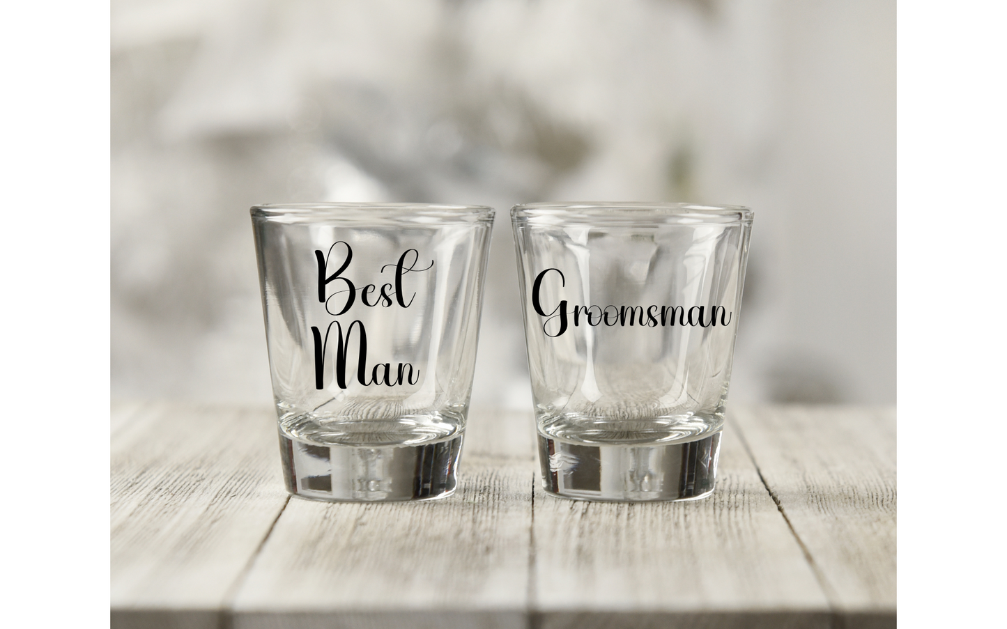 1.5 oz Custom Wedding Shot Glasses
