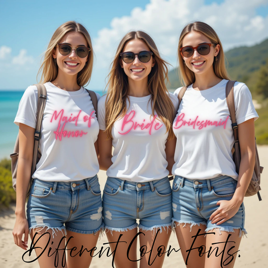 Customizable Bride Shirt