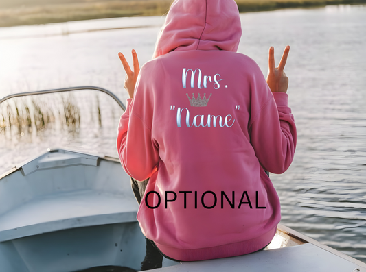 Wifey, Mom, Queen Hoodie