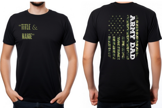 Customized Army Dad Shirt