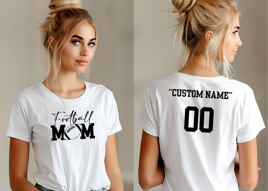 Customized Football Mom Shirt