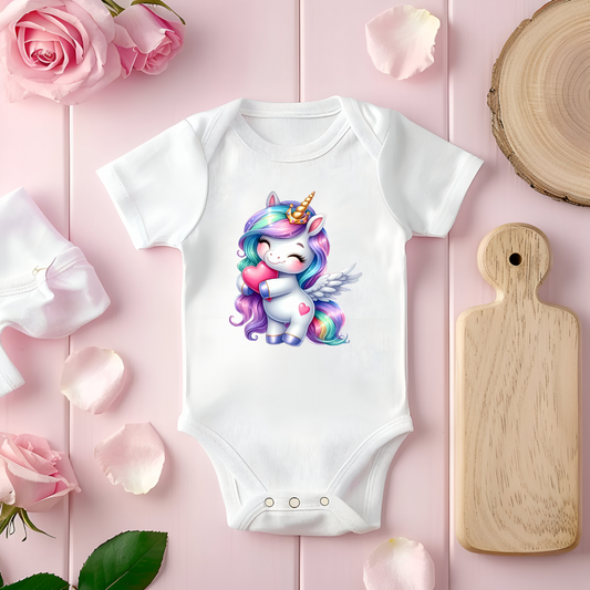 Unicorn Snuggles- Baby Onesie