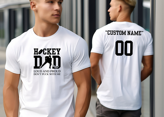 Customized Hockey Dad Shirt