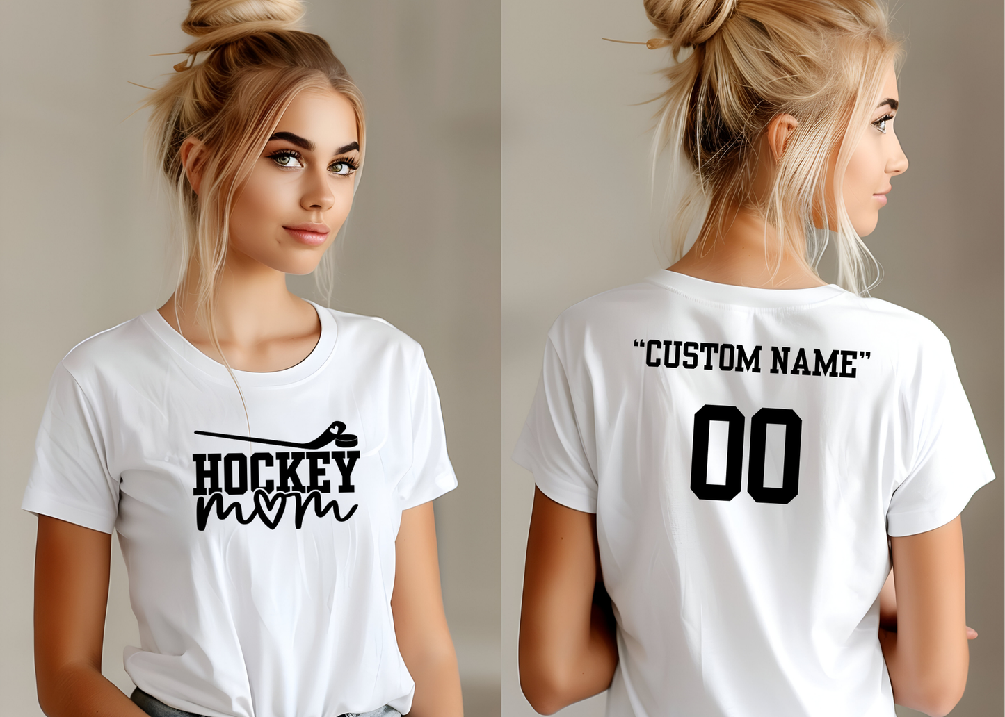 Customized Hockey Mom Shirt