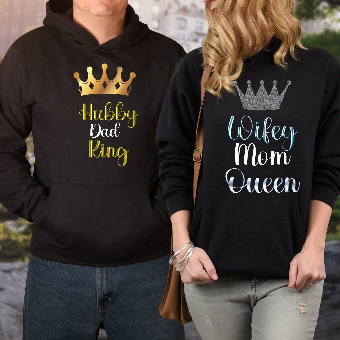 Hubby, Dad, King Hoodie