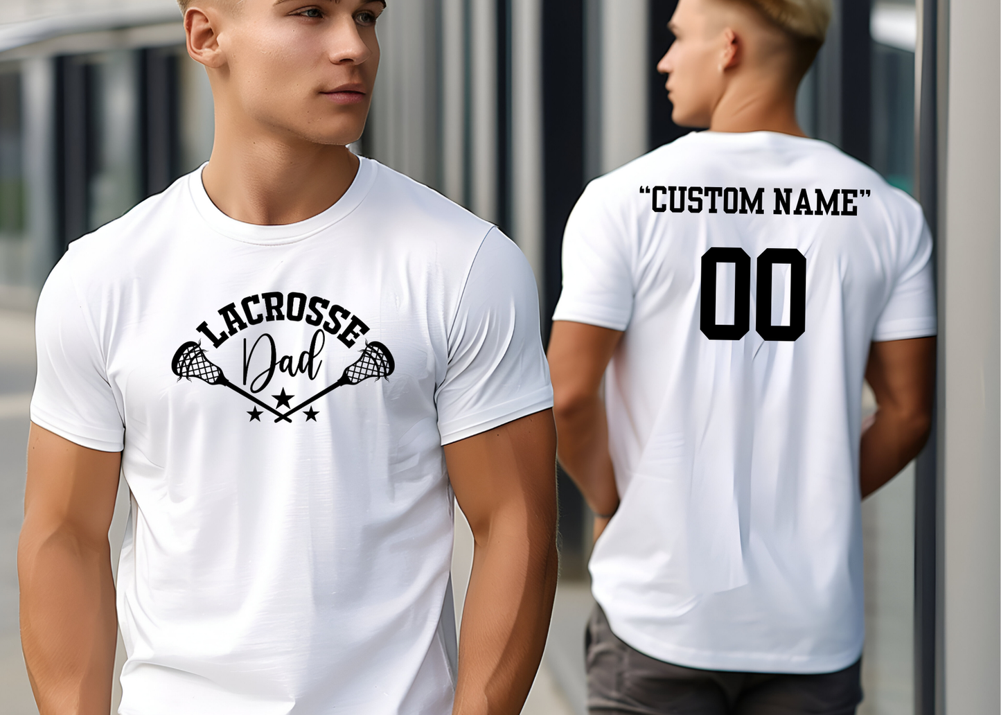 Customized Lacrosse Dad Shirt