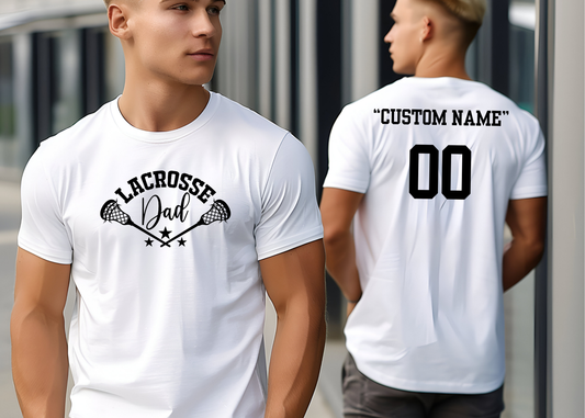 Customized Lacrosse Dad Shirt