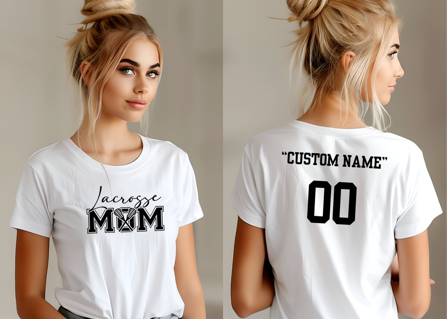Customized Lacrosse Mom Shirt