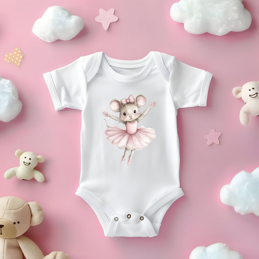 Ballerina Mouse Onesie
