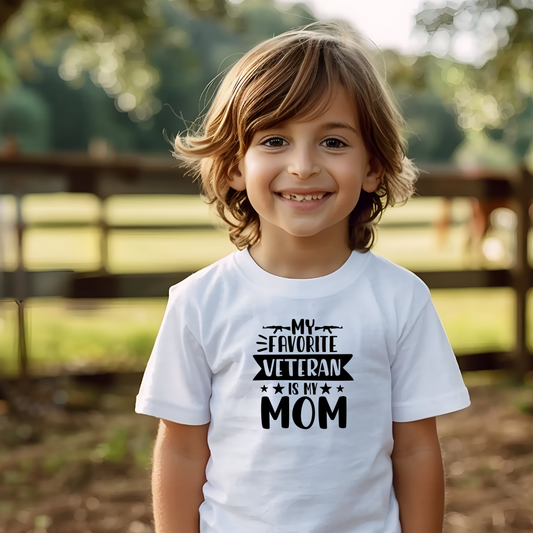 My Favorite Veteran Is My Mom T-Shirt