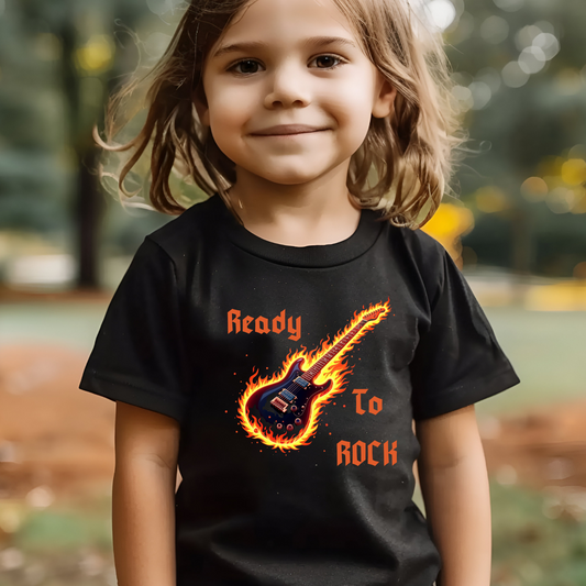 Ready To Rock, Guitar- Kids T-Shirt