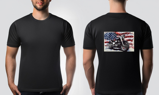 USA Motorcycle T-Shirt